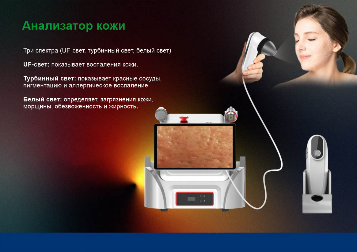 Встроенный анализатор кожи Встроенный анализатор кожи